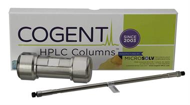 image of Cogent HPLC column box and prep colum